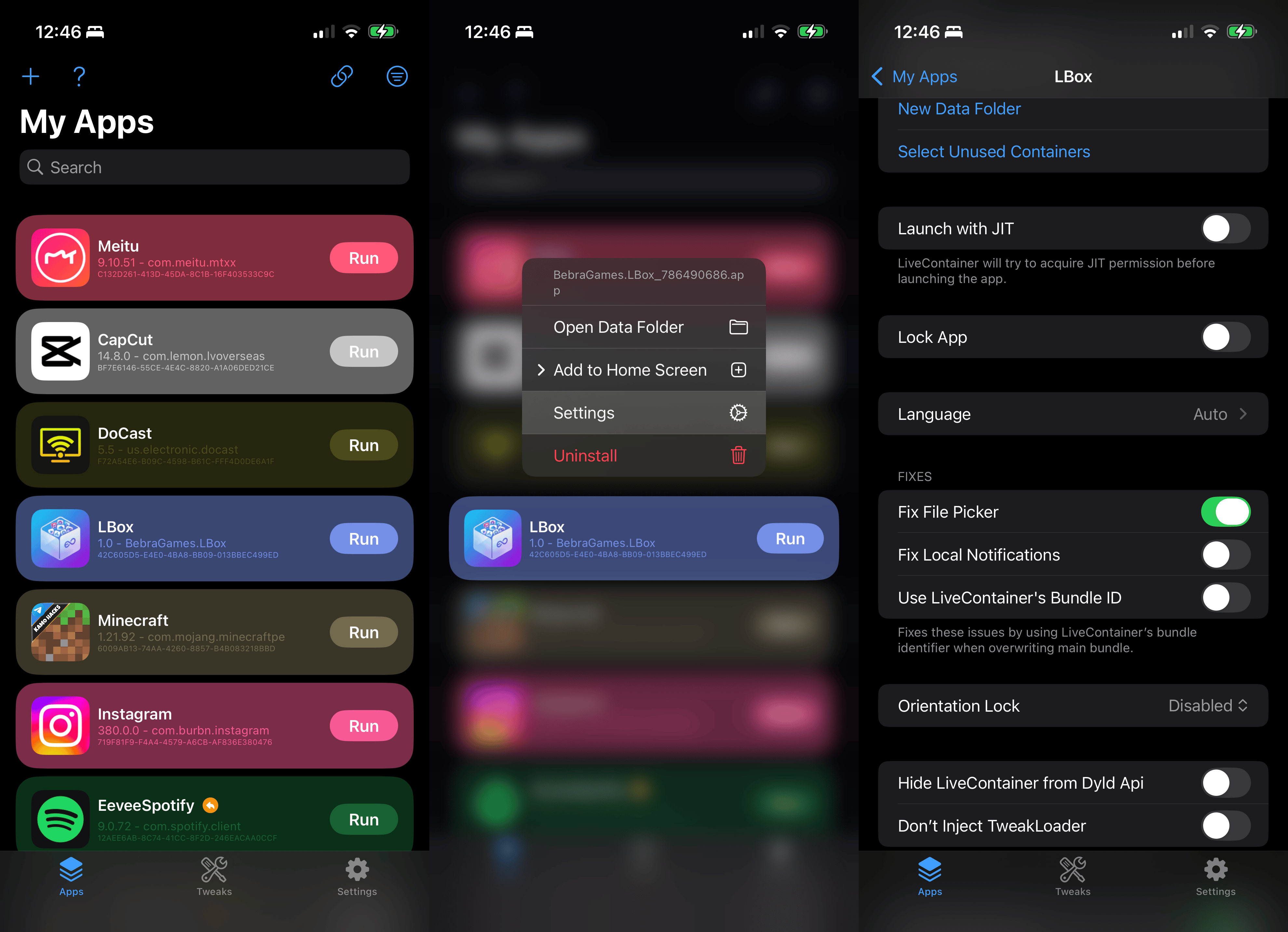 Fix File Picker Settings